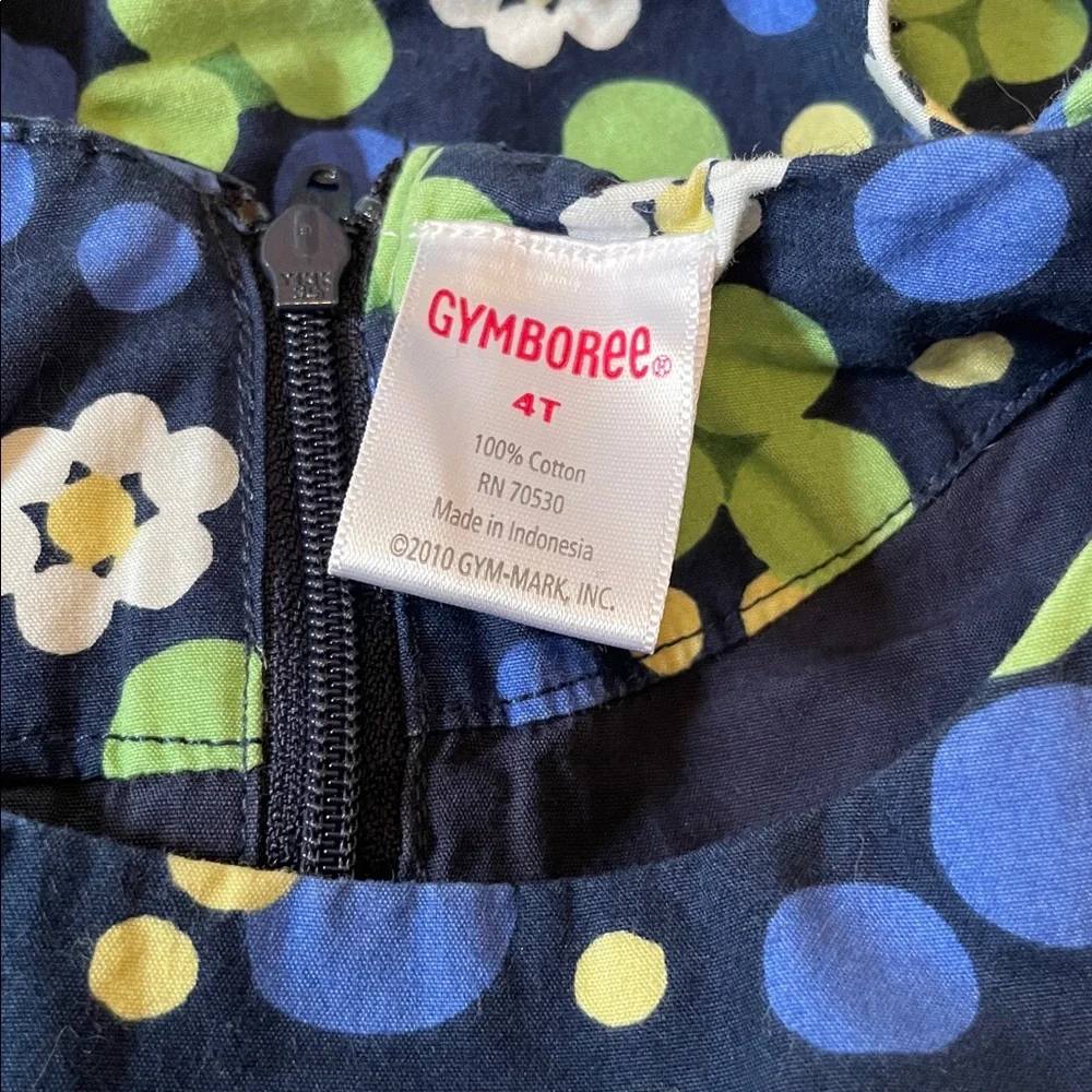 2010 Gymboree “Flower Showers” Daisy Dot Dress, Size 4T